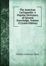 The American Cyclopaedia: A Popular Dictionary of General Knowledge, Volume 13 (Latin Edition) - Charles Anderson Dana