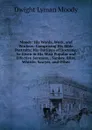 Moody: His Words, Work, and Workers: Comprising His Bible Portraits; His Outlines of Doctrine, As Given in His Most Popular and Effective Sermons, . Sankey, Bliss, Whittle, Sawyer, and Other - Dwight Lyman Moody