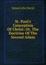 St. Paul.s Conception Of Christ; Or, The Doctrine Of The Second Adam - Somerville David