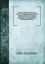 Inverurie and the earldom of the Garioch; a topographical and historical account of the Garioch from the earliest times to the revolution settlement. . at the period of the revolution settlement a - John Davidson