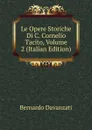 Le Opere Storiche Di C. Cornelio Tacito, Volume 2 (Italian Edition) - Bernardo Davanzati