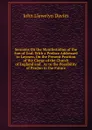 Sermons On the Manifestation of the Son of God: With a Preface Addressed to Laymen, On the Present Position of the Clergy of the Church of England and . As to the Possibility of Pardon in the Future - John Llewelyn Davies