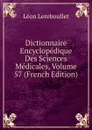 Dictionnaire Encyclopedique Des Sciences Medicales, Volume 57 (French Edition) - Léon Lereboullet