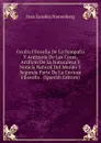 Oculta Filosofia De La Sympatia Y Antipatia De Las Cosas, Artificio De La Naturaleza Y Noticia Natural Del Mundo Y Segunda Parte De La Curiosa Filosofia . (Spanish Edition) - Juan Eusebio Nieremberg