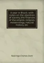 A year in Brazil: with notes on the abolition of slavery, the finances of the empire, religion, meteorology, natural history, etc - Hastings Charles Dent