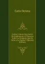 Cartas Criticas Para Servir De Suplemento Al Discurso Sobre La Pregunta Que Se Debe a La Espana. (Spanish Edition) - Carlo Denina