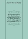 Private Devotions and Miscellanies of James, Seventh Earl of Derby, K.G.: With a Prefatory Memoir and an Appendix of Documents, Volume 67 - Francis Robert Raines