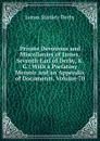 Private Devotions and Miscellanies of James, Seventh Earl of Derby, K. G.: With a Prefatory Memoir and an Appendix of Documents, Volume 70 - James Stanley Derby