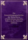 Die Entwicklungsgeschichte der Mauerbiene (Chalicodoma muraria, Fabr.) im Ei; (German Edition) - 