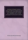 Outlines of English history; from the Roman conquest to the present time, with observations on the progress of art, science and civilization, and . to each paragraph: for the use of schools - Amelia Ann Blanford Edwards
