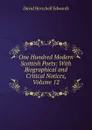 One Hundred Modern Scottish Poets: With Biographical and Critical Notices, Volume 12 - David Herschell Edwards