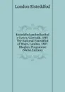 Eisteddfod genhedlaethol y Cymry, Caerludd, 1887. The National Eisteddfod of Wales, London, 1887. Rhaglen. Programme (Welsh Edition) - London Eisteddfod