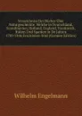 Verzeichniss Der Bucher Uber Naturgeschichte, Welche in Deutschland, Scandinavien, Holland, England, Frankreich, Italien Und Spanien in De Jahren 1700-1846 Erschienen Sind (German Edition) - Wilhelm Engelmann