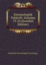 Entomologisk Tidskrift, Volumes 19-20 (Swedish Edition) - Stockholm Entomologiska Föreningen