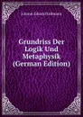 Grundriss Der Logik Und Metaphysik (German Edition) - Erdmann Johann Eduard