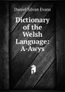 Dictionary of the Welsh Language: A-Awys - Daniel Silvan Evans