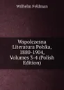 Wspolczesna Literatura Polska, 1880-1904, Volumes 3-4 (Polish Edition) - Wilhelm Feldman