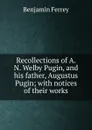 Recollections of A. N. Welby Pugin, and his father, Augustus Pugin; with notices of their works - Benjamin Ferrey