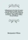 L.Effondrement Du Palais De Justice De Fontenay-Le-Comte, Arrive Le 8 Janvier 1699, Suivi D.Un Poeme By F. Duchesne Sur Le Meme Sujet Et De Stances . Ville Ed. by B. Fillon. (French Edition) - Benjamin Fillon