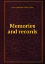 Memories and records - John Arbuthnot Fisher Fisher