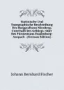 Statistische Und Topographische Beschreibung Des Burggraftums Nurnberg, Unterhalb Des Geburgs: Oder Des Furstentums Bradenburg-Anspach . (German Edition) - Johann Bernhard Fischer