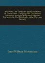 Geschichte Des Deutschen Sprachstammes: Bd. Die Gothen. Untergang Des Gothischen. Untergang Anderer Deutscher Volker Im Romerreiche. Das Mittelurdeutsche (German Edition) - Ernst Wilhelm Förstemann