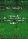 Theorie der differentialgleichungen Volume 1.T. (German Edition) - Maser Hermann tr