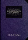 Comparative grammar of the languages of further India: a fragment and other essays ; the literary remains of the late Capt. C.J.F.S. Forbes - C J. F. S Forbes