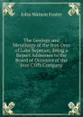 The Geology and Metallurgy of the Iron Ores of Lake Superior; Being a Report Addresses to the Board of Directors of the Iron Cliffs Company - John Watson Foster