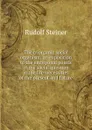 The triorganic social organism; an exposition of the embryonal points of the social question in the life-necessities of the present and future - Rudolf Steiner