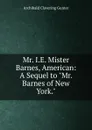 Mr. I.E. Mister Barnes, American: A Sequel to 