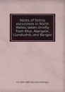 Notes of family excursions in North Wales, taken chiefly from Rhyl, Abergele, Llandudno, and Bangor - J. O. Halliwell-Phillipps