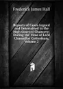 Reports of Cases Argued and Determined in the High Court of Chancery: During the Time of Lord Chancellor Cottenham, Volume 2 - Frederick James Hall