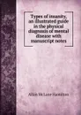 Types of insanity, an illustrated guide in the physical diagnosis of mental disease with manuscript notes - Allan McLane Hamilton