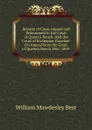 Reports of Cases Argued and Determined in the Court of Queen.s Bench: And the Court of Exchequer Chamber On Appeal from the Court of Queen.s Bench 1861-1869 . - William Mawdesley Best