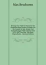 Beitrage Zur Naheren Kenntnis Der Brasilianischen Provinz So Pedro Do Rio Grande Do Sul. Reisen Und Beobachtungen Wahrend Der Jahre 1875-1887 Von Max . Mit Einer Originalkarte . (German Edition) - Max Beschoren