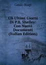 Gli Ultimi Giorni Di P.B. Shelley: Con Nuovi Documenti (Italian Edition) - Guido Biagi