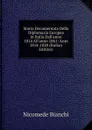 Storia Documentata Della Diplomazia Europea in Italia Dall.anno 1814 All.anno 1861: Anni 1814-1820 (Italian Edition) - Nicomede Bianchi