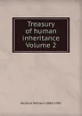 Treasury of human inheritance Volume 2 - Bulloch William 1868-1941