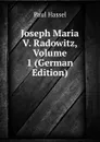 Joseph Maria V. Radowitz, Volume 1 (German Edition) - Paul Hassel