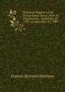 Historical Register of the United States Army: From Its Organization, September 29, 1789, to September 29, 1889 - Francis Bernard Heitman