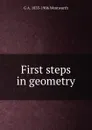 First steps in geometry - G A. 1835-1906 Wentworth