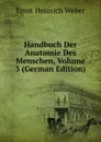 Handbuch Der Anatomie Des Menschen, Volume 3 (German Edition) - Ernst Heinrich Weber