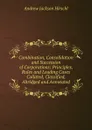 Combination, Consolidation and Succession of Corporations: Principles, Rules and Leading Cases Collated, Classified, Abridged and Annotated - Andrew Jackson Hirschl