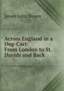 Across England in a Dog-Cart: From London to St. Davids and Back - James John Hissey
