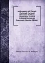 Additamenta Ad Theoph. Christoph. Harlessii Breviorem Notitiam Litteraturae. Graecae in Primis Scriptorum Graecorum (German Edition) - Samuel Friedrich W. Hoffmann