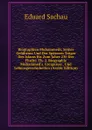 Biographien Muhammeds, Seiner Gefahrten Und Der Spateren Trager Des Islams Bis Zum Jahre 230 Der Flucht: Th. 2. Biographie Muhammed.s. Ereignisse . Und Lebensgewohnheiten (Arabic Edition) - Eduard Sachau