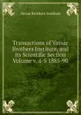 Transactions of Vassar Brothers Institute, and its Scientific Section Volume v. 4-5 1885-90 - Vassar Brothers' Institute