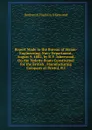 Report Made to the Bureau of Steam-Engineering, Navy Department, August 9, 1882, by B. F. Isherwood, On the Vedette Boats Constructed for the British . Manufacturing Company at Bristol, R.I. - Benjamin Franklin Isherwood