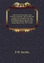 Code of Civil Procedure of the Province of Quebec: Text French and English (As Amended Up to and Including Session Iii, Ed. Vii, 1903) Annotated with the Whole of the Jurisprudence from 1897 to Date - S W. Jacobs